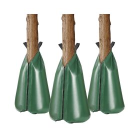 VEVOR Tree Watering Bag Slow Release 3 Pack 20 Gallons, Water Bags for Trees, Refillable Tree Drip Irrigation Bags with Zipper